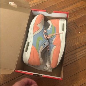 Air Max 1 'Light Madder Root' 2022 pink green blue